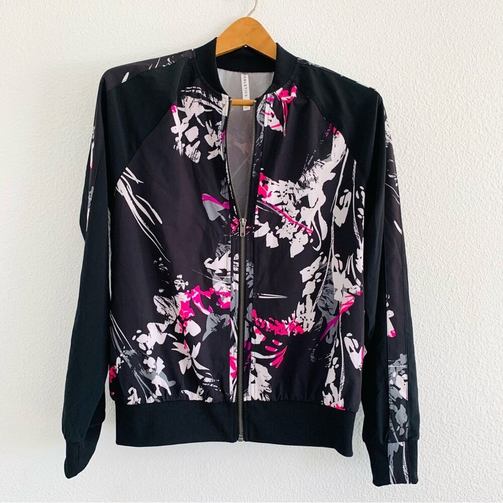 Fabletics Pink Black Jacket